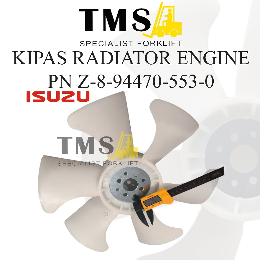 Kipas Radiator Fan Isuzu Engine Z-8-94470-553-0 - Gambar 5