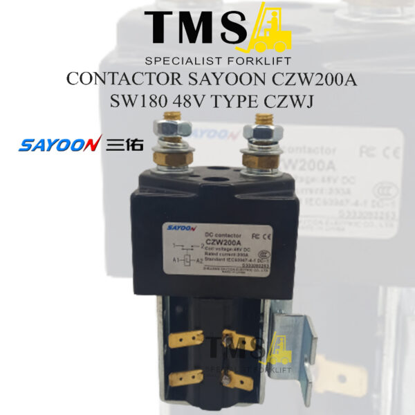 Sayoon Contactor SW180 48V 200A Type CZWJ 200A not Albright Contactor