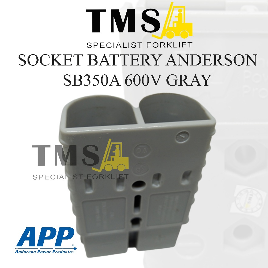 SOCKET ANDERSON SB350A - GRAY / ANDERSON SB 350A GRAY FOR FORKLIFT - Gambar 5
