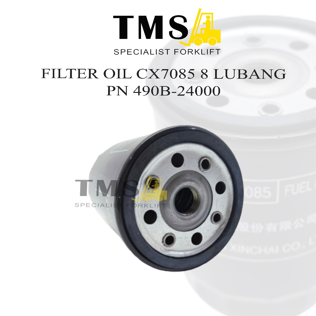 Fuel Filter 490B-24000 CX7085 8 Hole Filter Bensin Forklift HELI BAOLI Xinchai Engine - Gambar 3