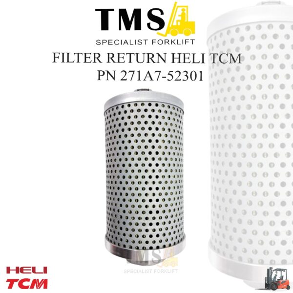 Filter Return 271A7-52301 Hydraulic Filter HELI TCM Forklift 2-3 Ton FD20-30Z5,T6,T4,T3C,V,FB10-30,TEU/FD/G20-35 UNICARRIER