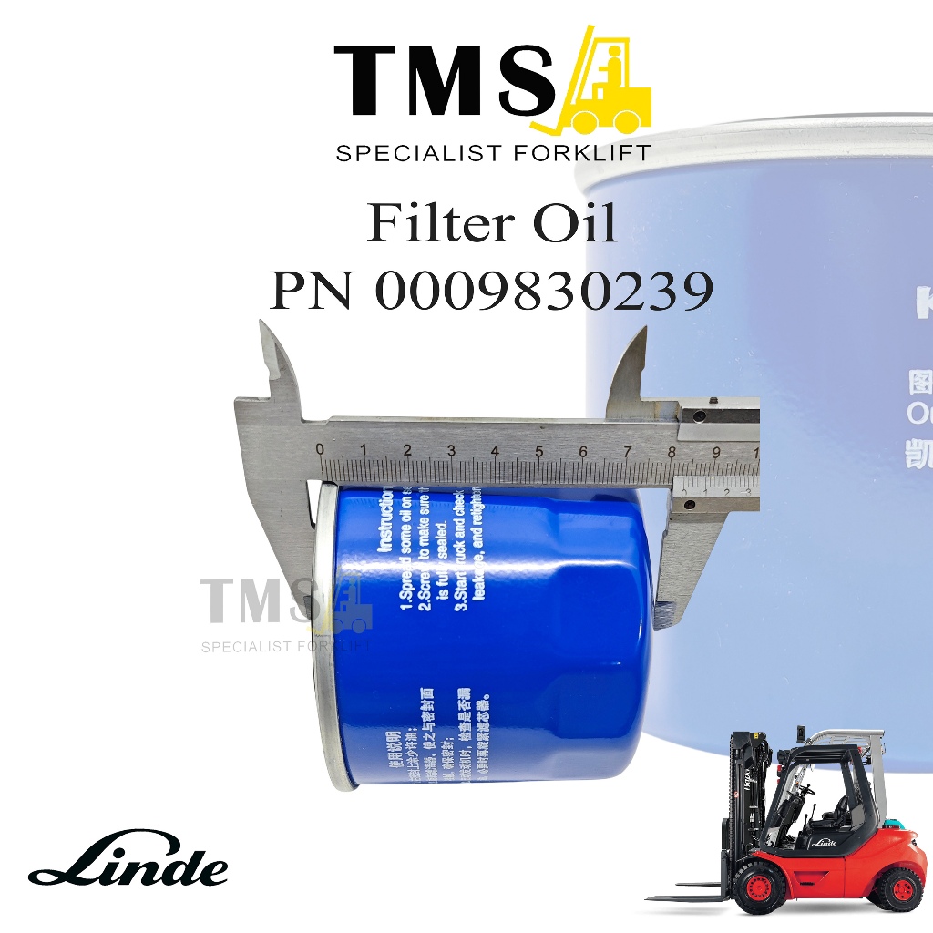 Filter Oil Linde Part Number 0009830239 For Forklift - Gambar 5