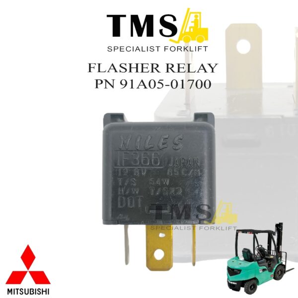 Relay Flasher 91A05-01700 Mitsubishi  12V 54W Lift Truck