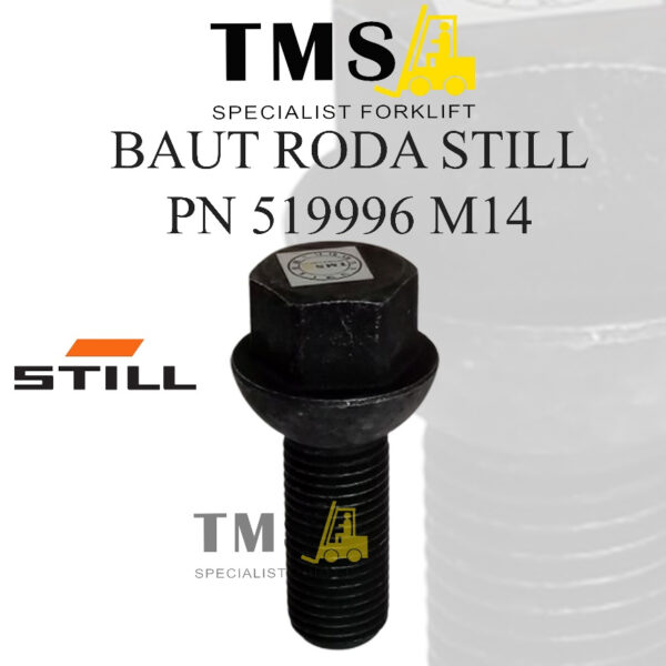 Baut Roda STILL FMX Bolt Wheel Forklift 519996 M14
