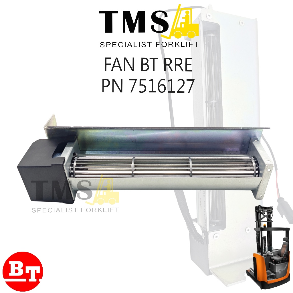 Fan BT RRE Part Number 7516127 Fan BT RRE Forklift Cooling Fan Spare Part - Gambar 3