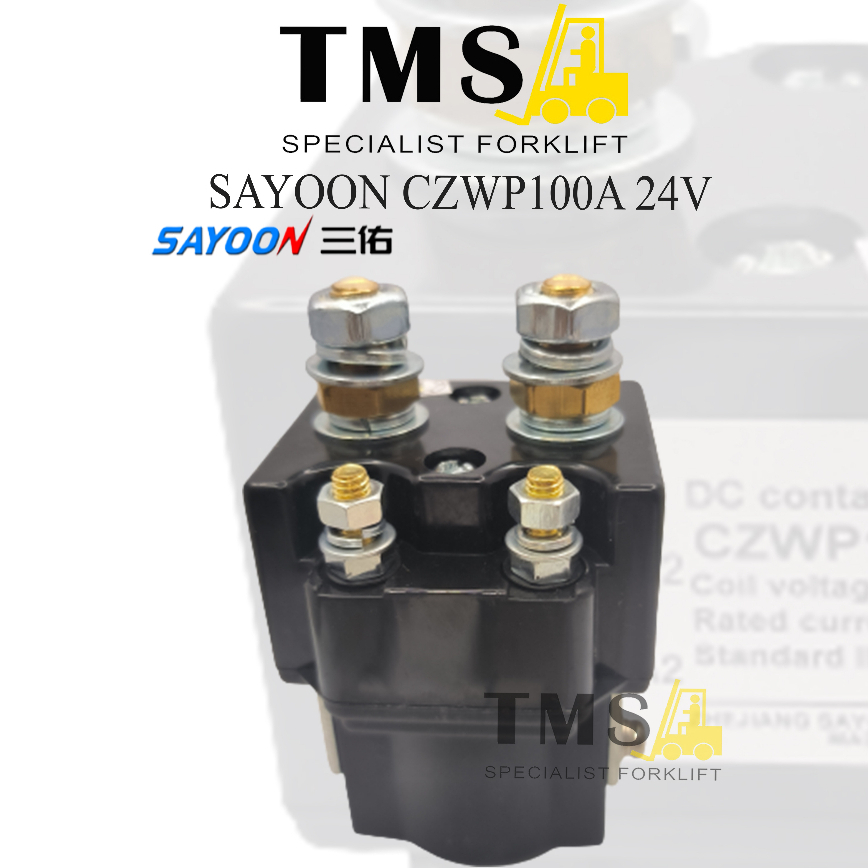 Sayoon Contactor SW80P CZWP100A 100A 24V DC kontaktor Eletric - Gambar 5