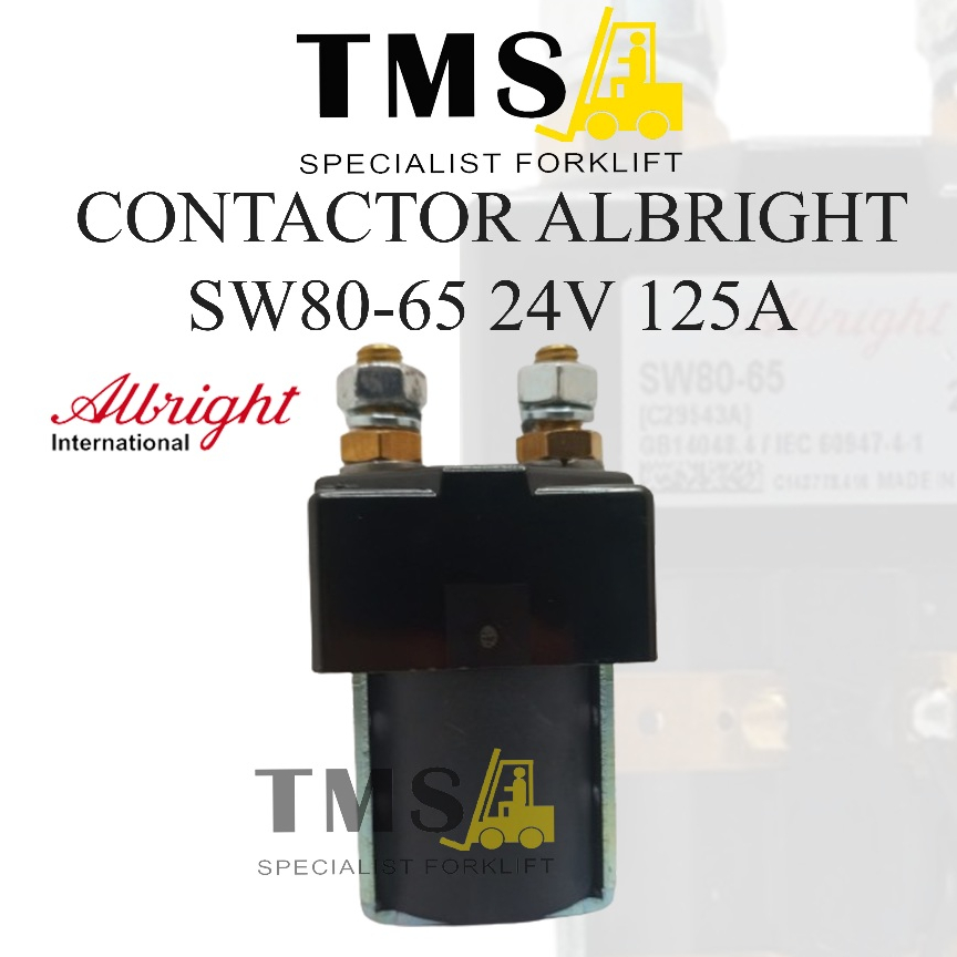 Albright Contactor Selenoid For Forklift SW80-65 24V 125A - Gambar 2