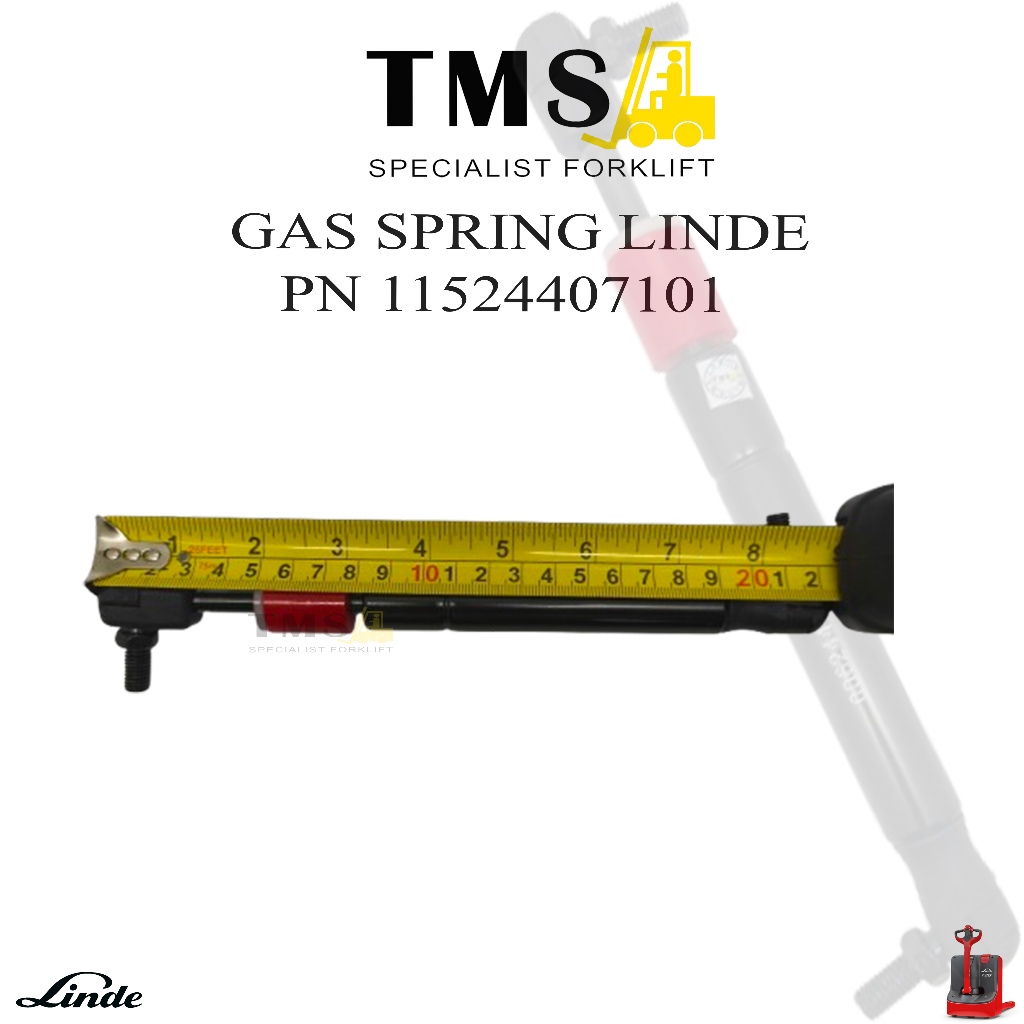 Gas Spring LINDE 11524407101 Forklift Pallet Truck Palet Mover T16 T18 T20 - Gambar 4