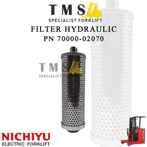 Filter Hydraulic Nichiyu PN 70000-02070 Hydraulic Oil Filter Forklift Elektrik