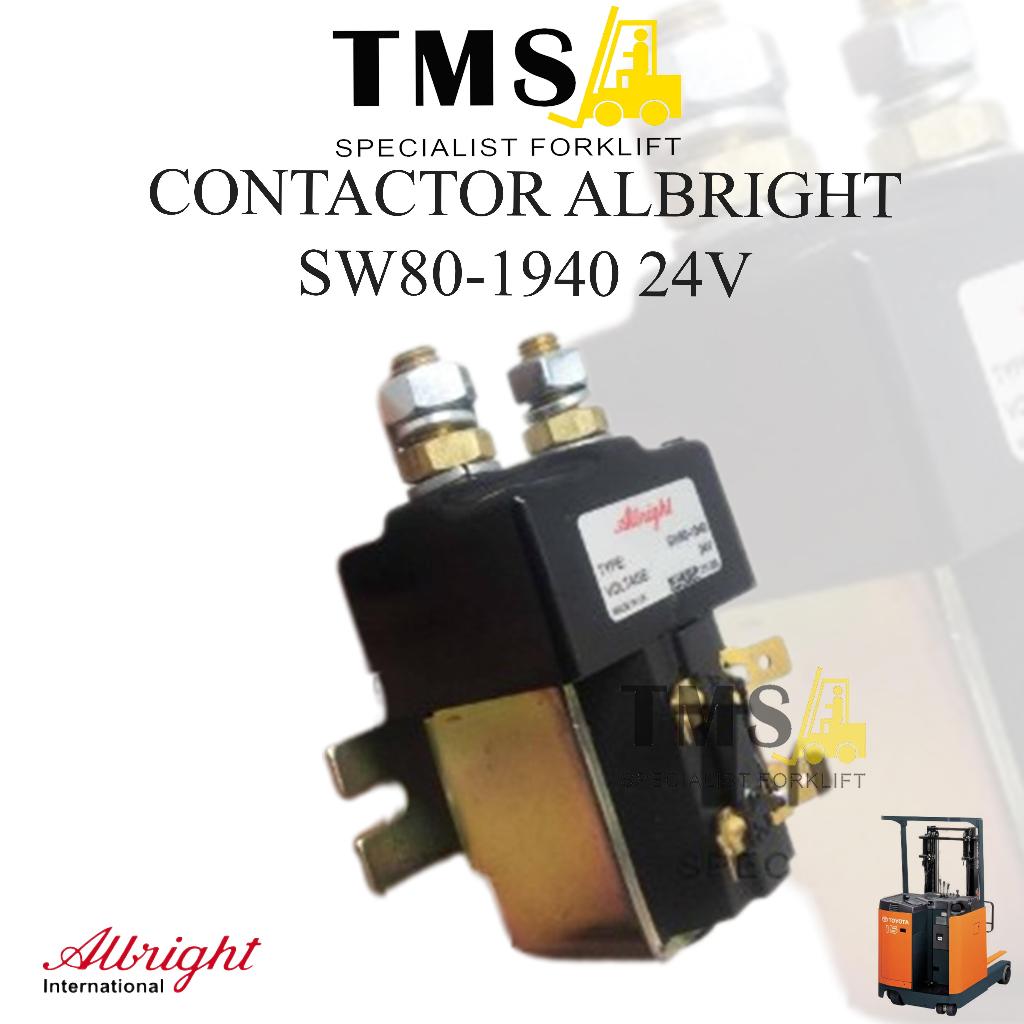 Albright Contactor Selenoid SW80-1940 24V for Forklift Electric - Gambar 4