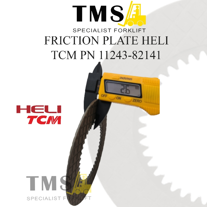 Friction Plate 11243-82141 FORKLIFT Heli CPCD Disc TCM - Gambar 5