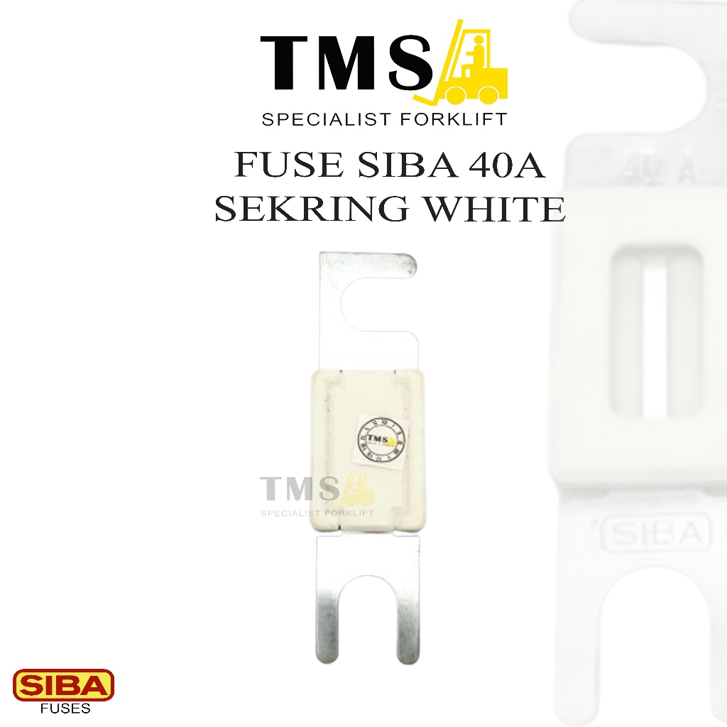 Fuse SIBA 9005805 40A 80V V-Fuse Sekring Forklift Sparepart - Gambar 5