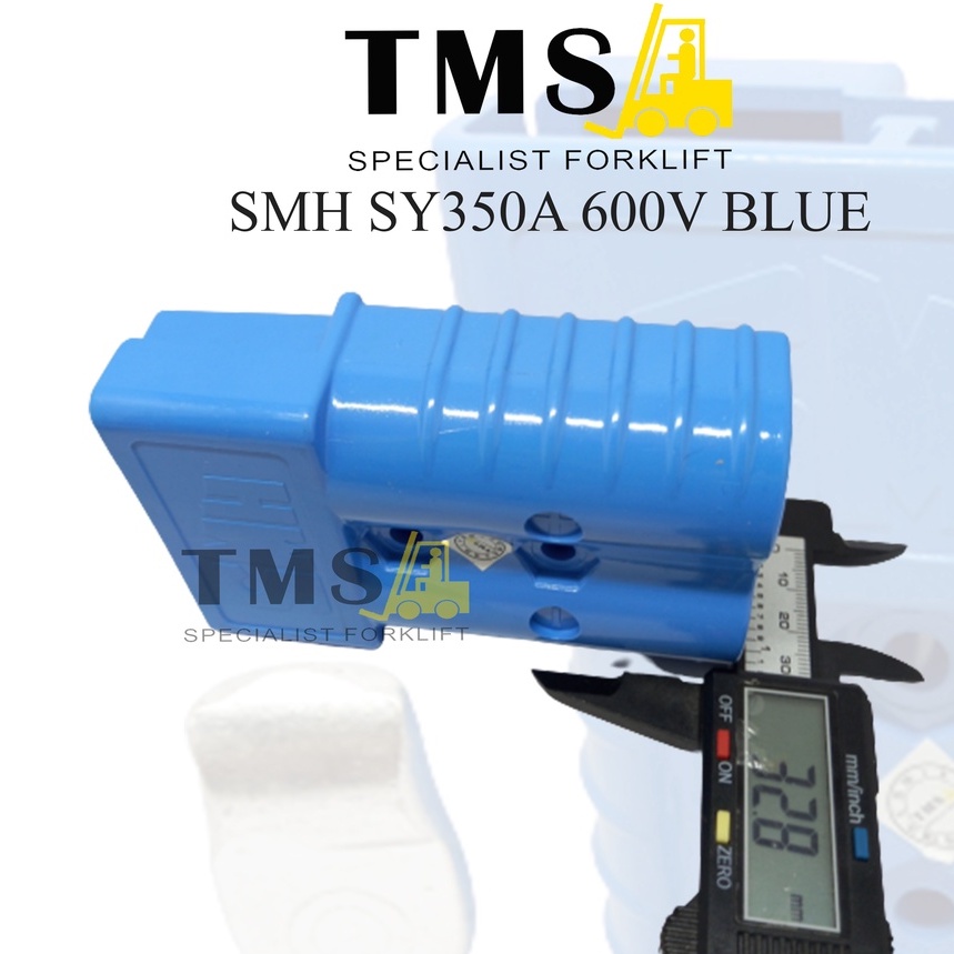 Socket SMH SY 350A Blue Battery Forklift Eletric SMH Plug SY350A Biru - Gambar 5