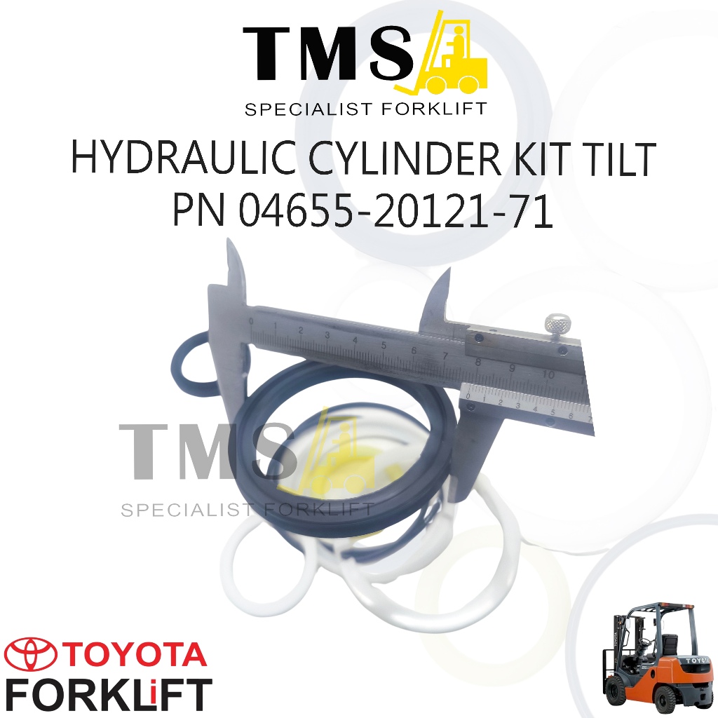 hydraulic Cylinder Kit Tilt Part Number 04655-20121-71 for Toyota 8FD 8FG - Gambar 4