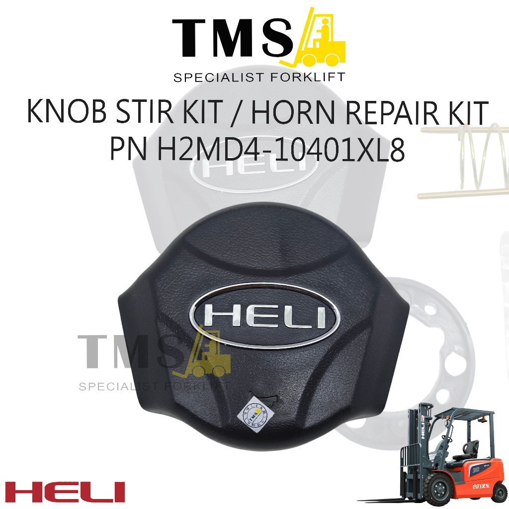 Part Number H2MD4-10401XL8 Horn Repair Kit / Knob Stir Kit Forklift HELI (Horn Button Kit) - Gambar 2