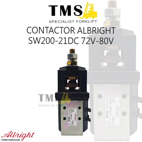 Albright Contactor Type SW200-21 DC 72V 80V Kontaktor Forklift Electric SW200