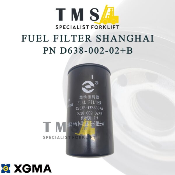 FUEL FILTER SHANGHAI PN D638-002-02+B XGMA Excavator