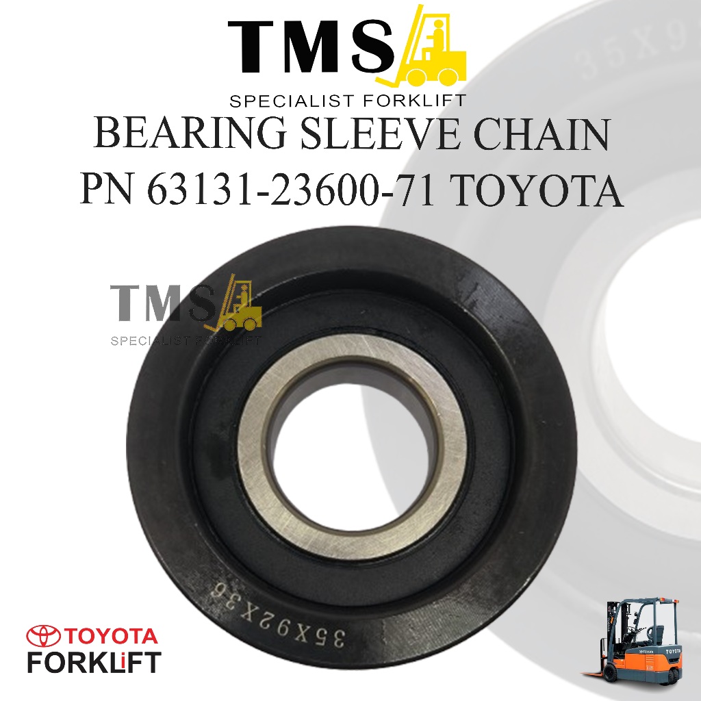 Bearing Sleeve Chain 63131-23600-71 Toyota Forklift 35x92x36 7FD25 Counter Balance Forklift Part - Gambar 5