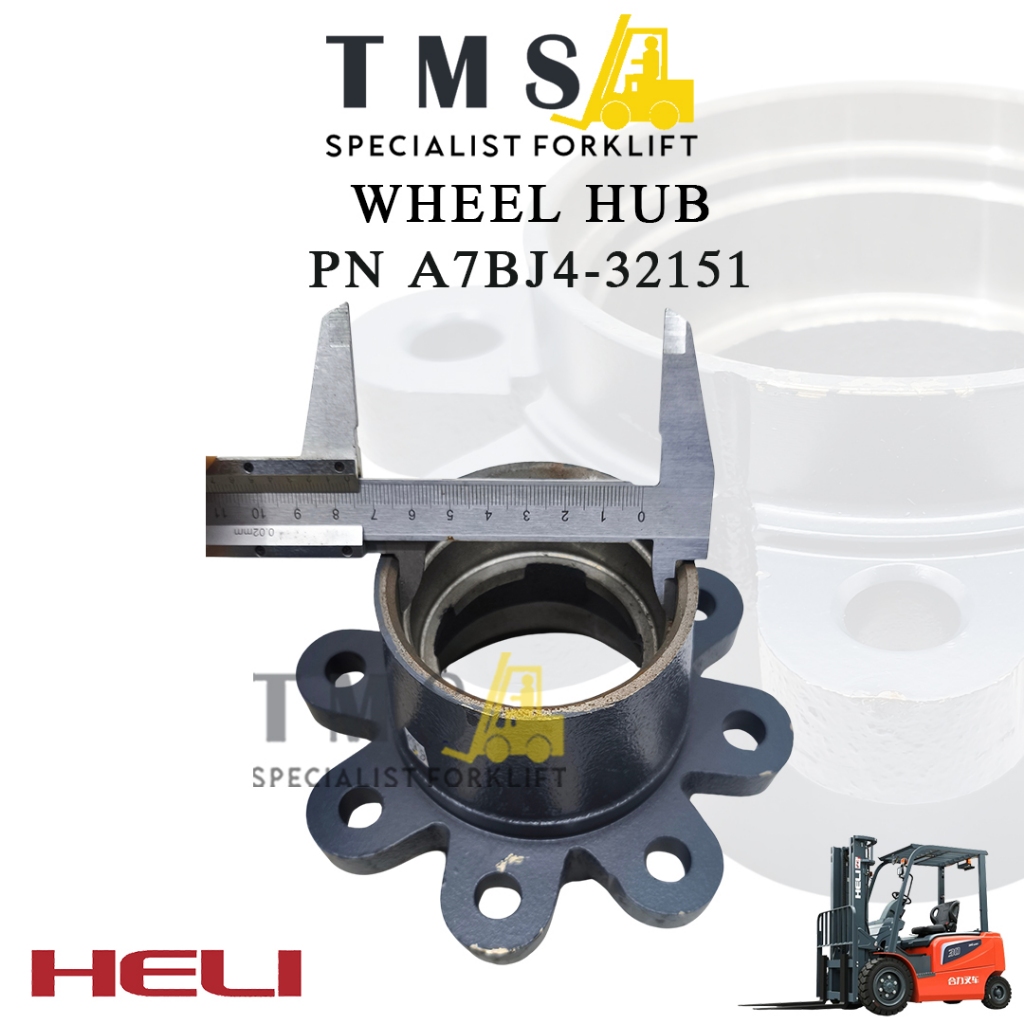 Wheel Hub Forklift HELI Part Number A7BJ4-32151 Tromol Roda CPCD CPQD 2.5-3 Ton Heavy Duty - Gambar 4