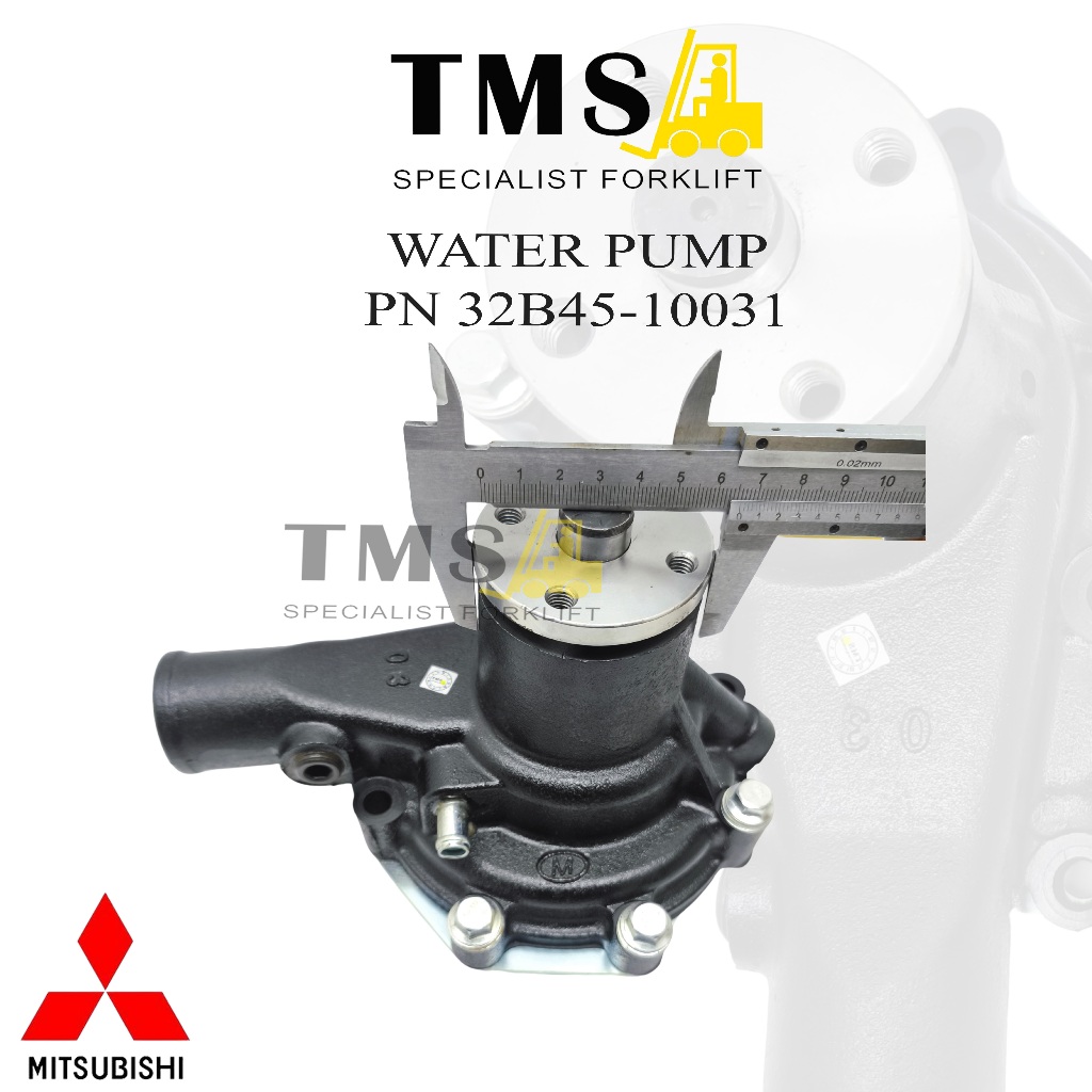 Water Pump Forklift S6S Engine Mitsubishi 32B45-10031 Pompa Air Forklift 32B4510031 - Gambar 5