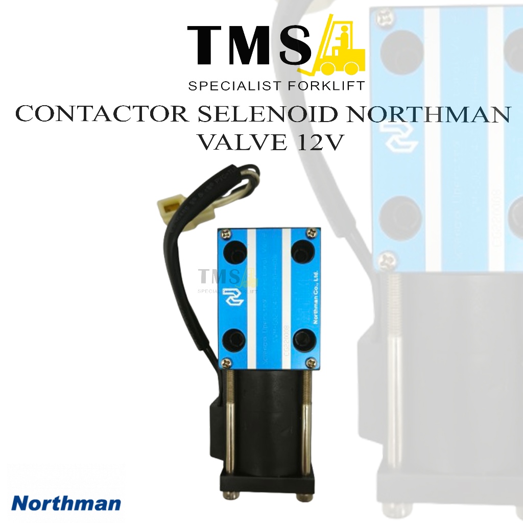 Solenoid Maju Mundur Forklift Diesel Sparepart Solenoid Valve Northman 12V SWM-G02-C4-D12-30-H006