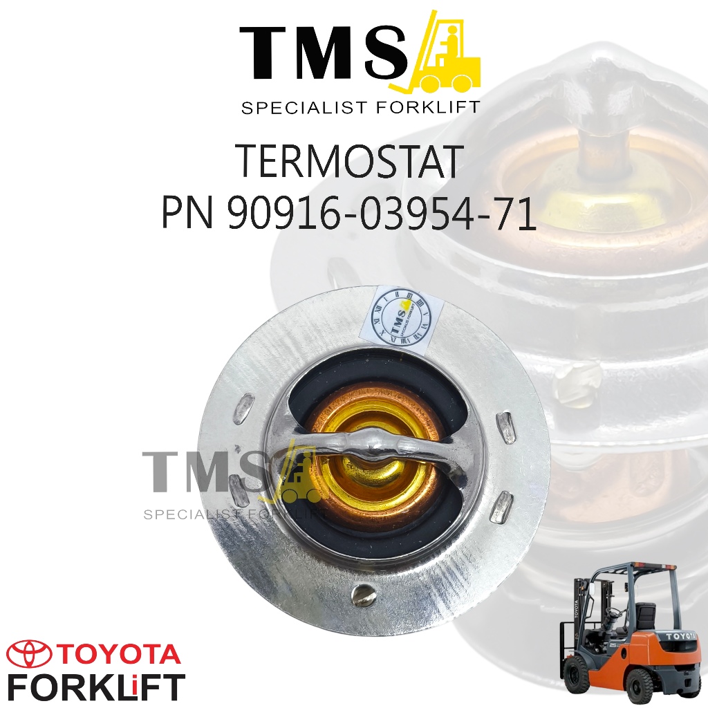 Part Number 90916-03954-71 Thermostat Forklift Toyota Engine Water Temperature GPE - Gambar 3