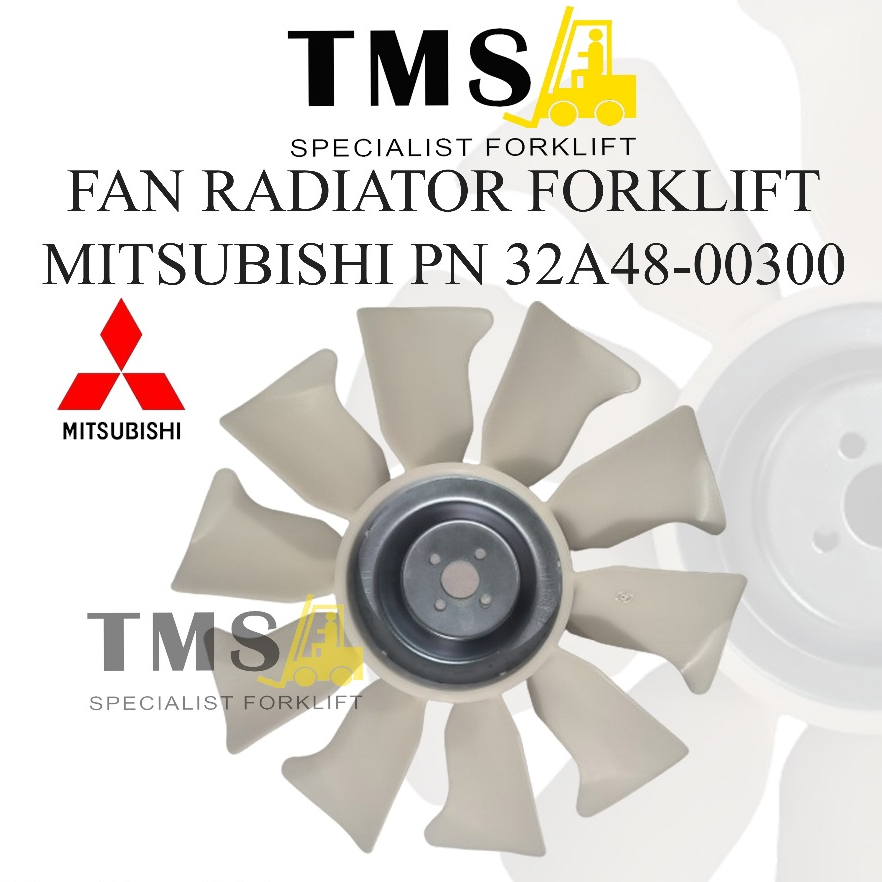 Kipas Radiator Fan 32A48-00300 Mitsubishi S4S S6S Forklift FD20-30N - Gambar 4