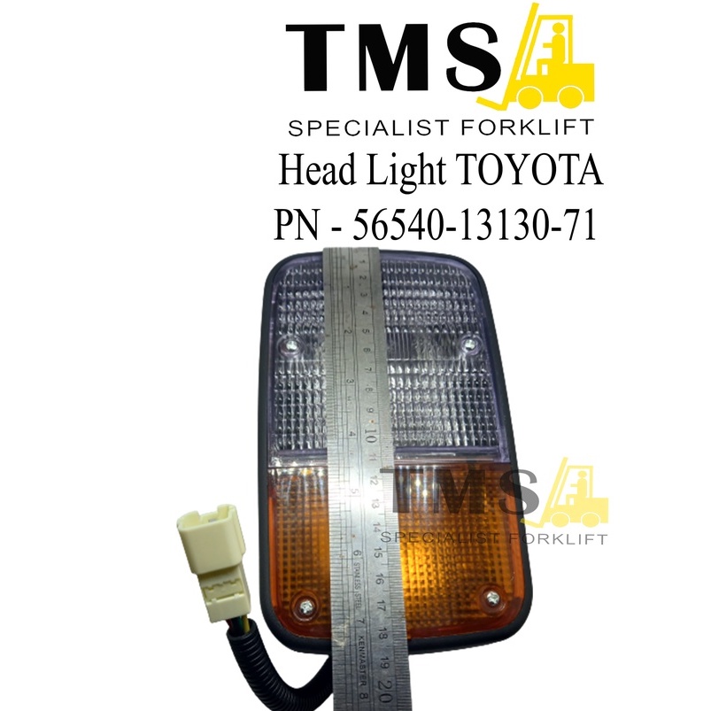 Head Light 48V PN 56540-13130-71 Lampu Forklift Toyota 7FB/8FB15-30 - Gambar 5