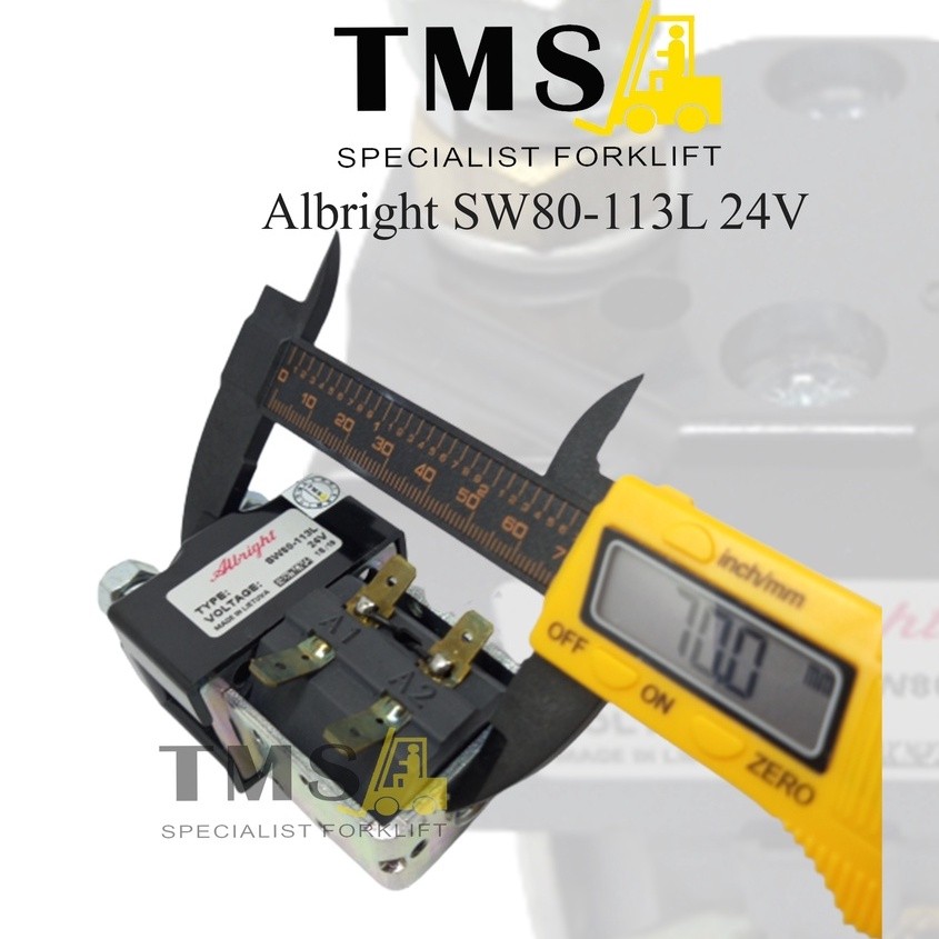 Contactor Albright SW80-113L 24V For Forklift Eletric Kontaktor Linde - Gambar 6