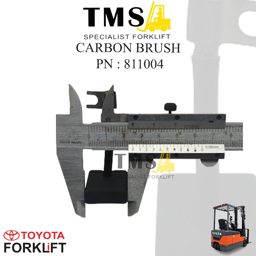 Carbon Brush Toyota Forklift 811004 - Gambar 3
