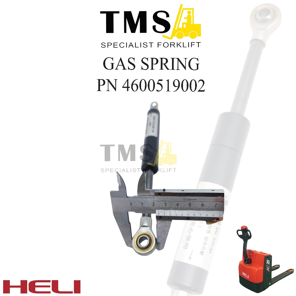 Gas Spring 4600519002 Pneumatic Spring Stacker Heli CBD 20 - 30 Forklift 1 - 3Ton CBD Electric Forklift - Gambar 3