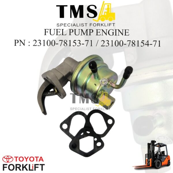 Fuel Pump Engine 5-8F 4Y 23100-78153-71 23100-78154-71 Toyota Forklift