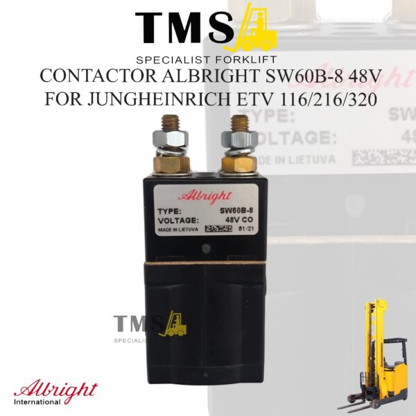 Albright Contactor For Forklift SW60B-8 Jungheinrich ETV 116-216-320 48V