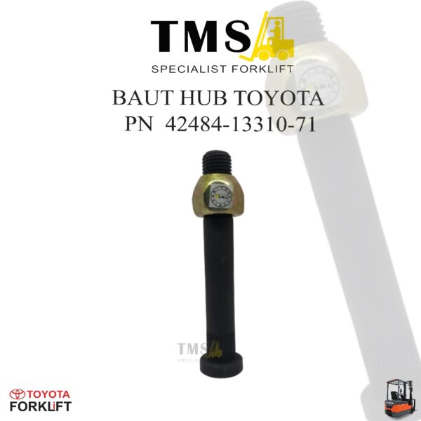 Baut Hub Bolt 42484-13310-71 Toyota Forklift  7FD10 - 7FD18