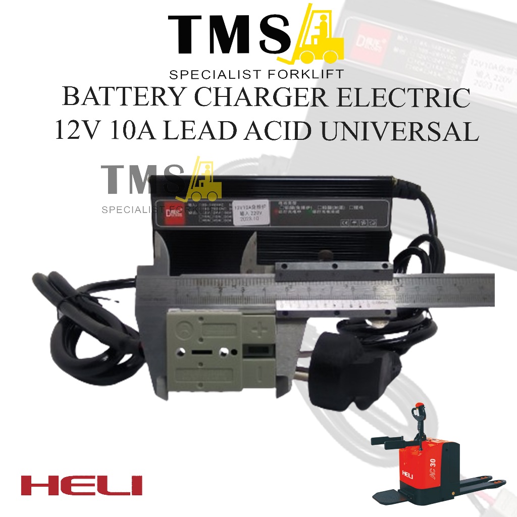 Battery Charger Eletric Battery 12V 10A Casan Pallet Mover Lead Acid - Gambar 3