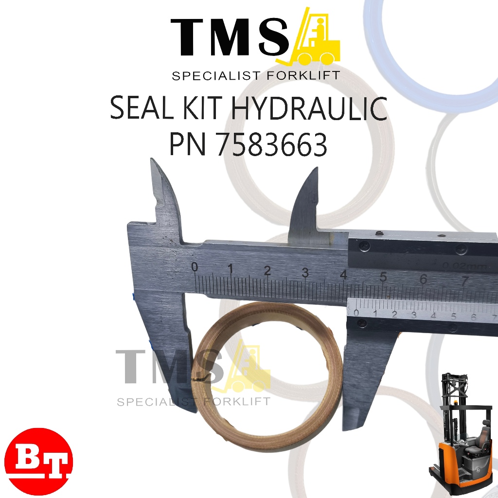 Part Number 7583663 Seal Kit Hydraulic Cylinder BT – Repair Kit Silinder Hidrolik Forklift BT - Gambar 4