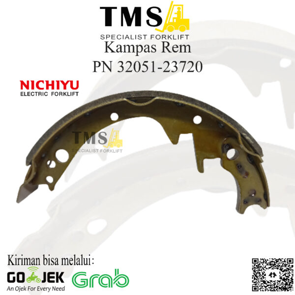 Kampas Rem 32051-23720 Brake Shoe for Nichiyu FB15-18