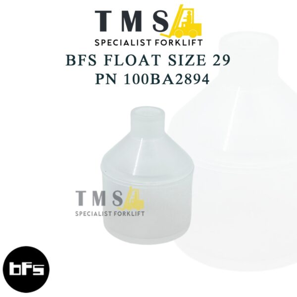 BFS Float Size 29 Part Number 100BA2894 Battery Filling System Forklift Electric