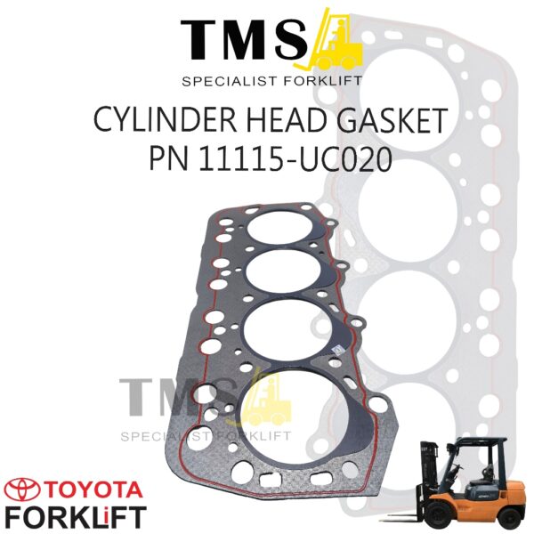 Cylinder Head Gasket Toyota Part Number 11115-UC020 Forklift 1DZ Engine