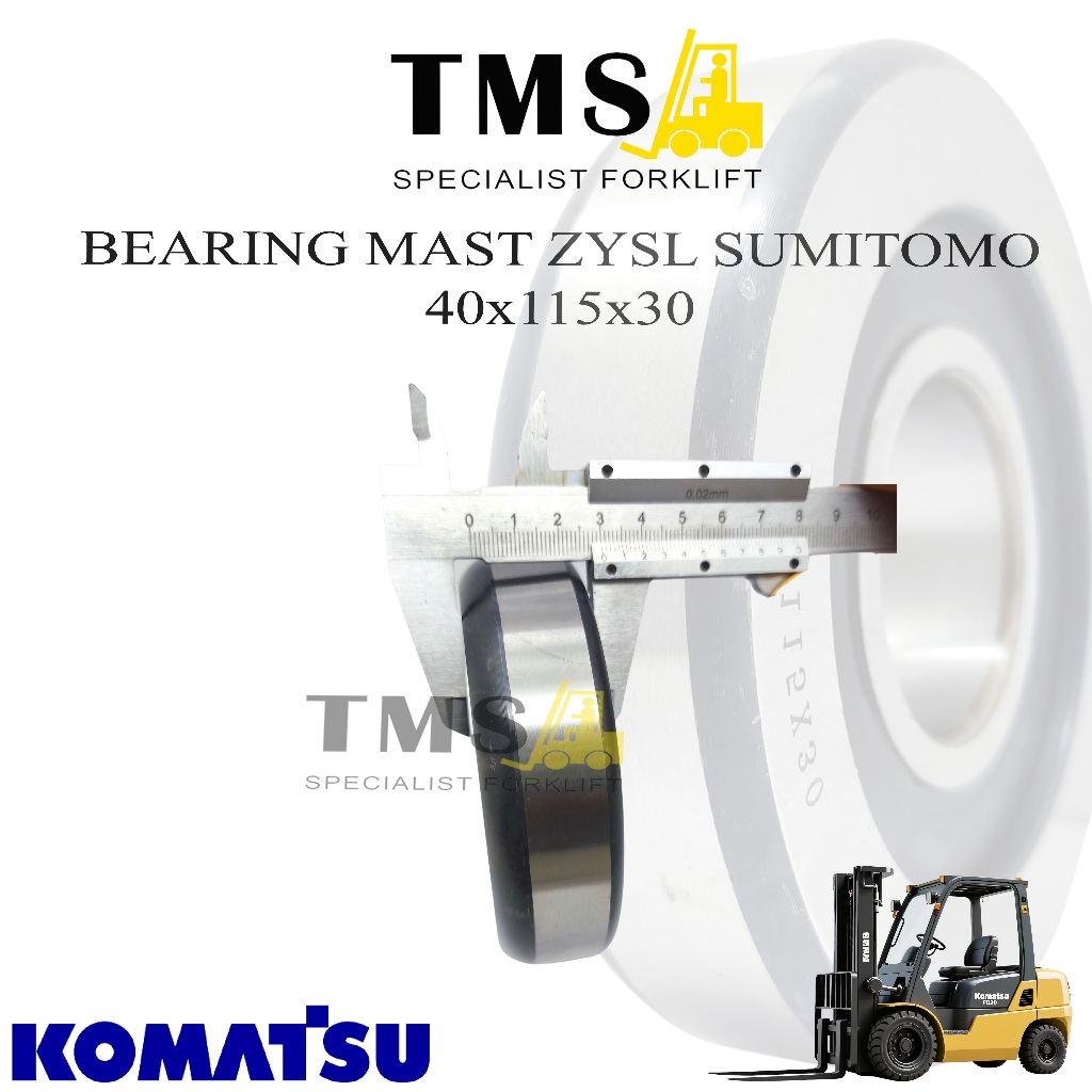 Mast Bearing Forklift 40x115x30 Forklift Komatsu FD - Gambar 5