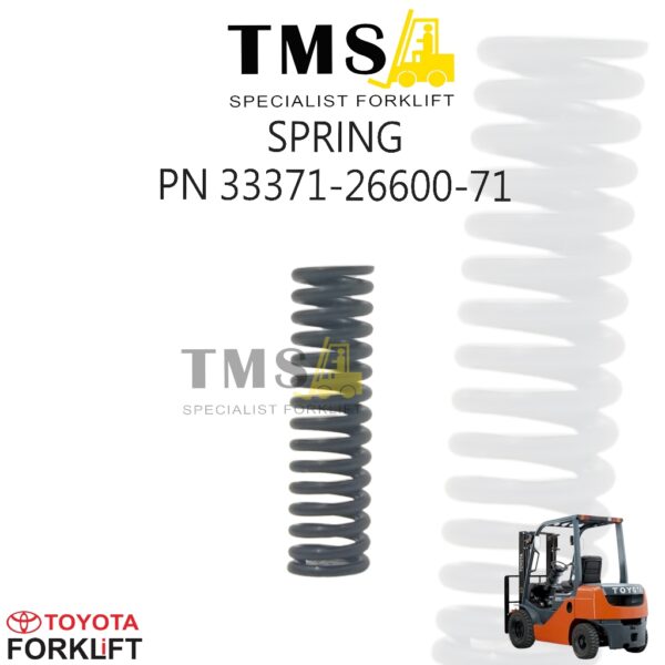 Part Number 33371-26600-71 SPRING TOYOTA FORKLIFT TRANSMISSION 8FD 8FG SERIES