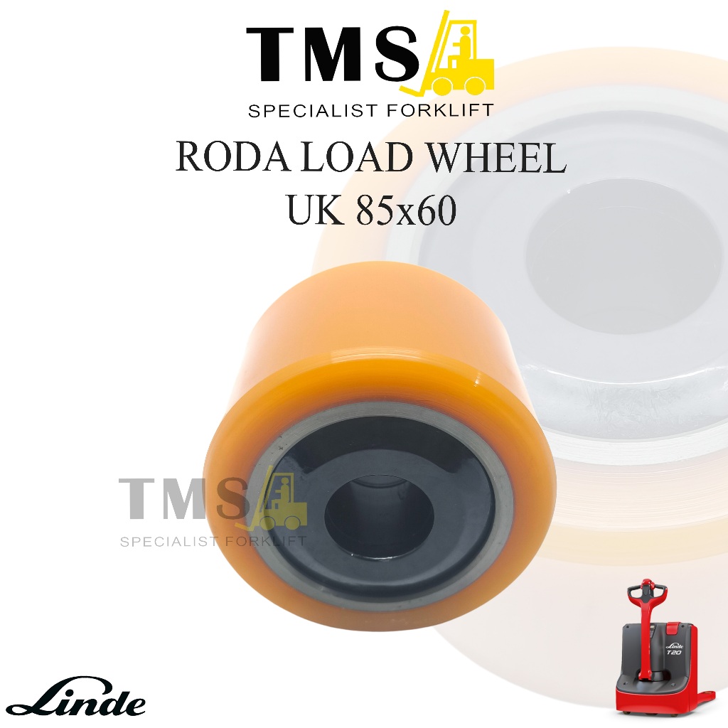 Roda Load Wheel Pallet Mover Stacker Hand Stacker 85x60 Forklift LINDE - Gambar 2