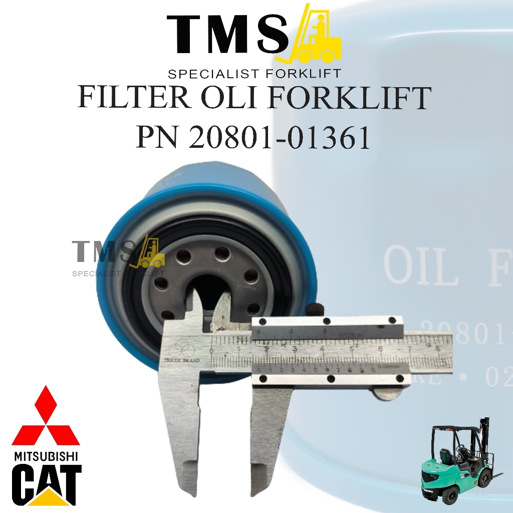 Filter Oli Mitsubishi Forklift Grendia FG20-30 2 Ton 20801-01361 - Gambar 6
