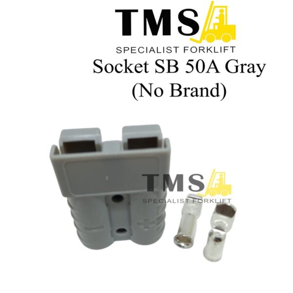 Socket Battery SB50A Gray for forklift No Brand - Socket SB 50A Gray