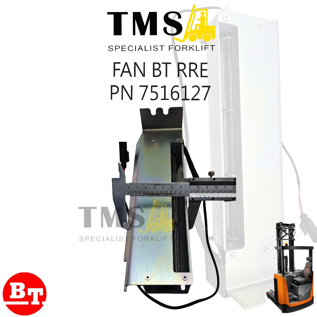 Fan BT RRE Part Number 7516127 Fan BT RRE Forklift Cooling Fan Spare Part - Gambar 5
