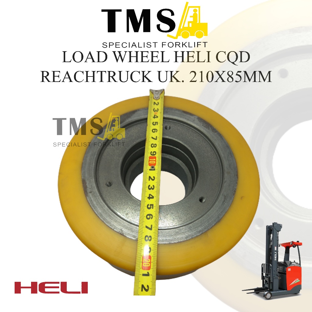 Roda Reachtruck 210x85mm Load Wheel HELI CQD Electric Forklift - Gambar 2