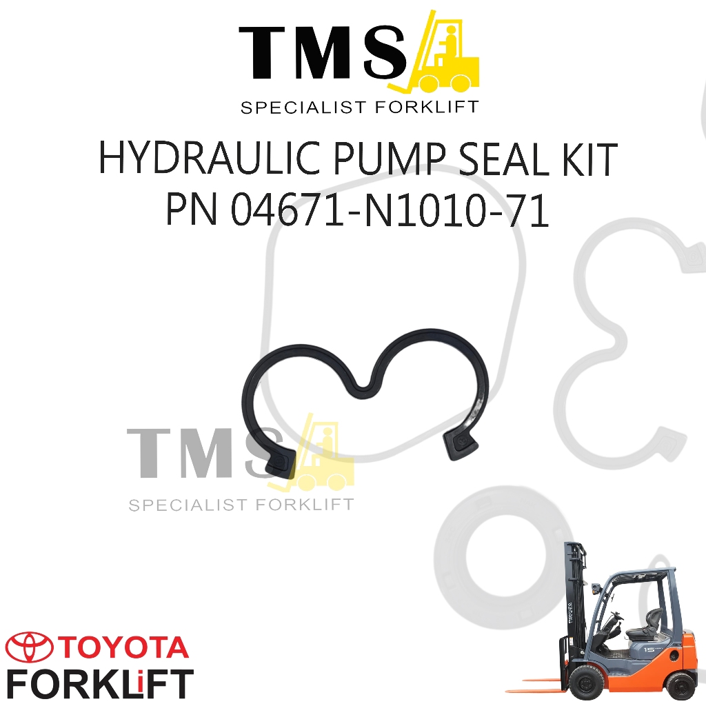 Hydraulic Pump Seal Kit Seal Kit Pompa Hidrolik Toyota 04671-N1010-71 Forklift 7FD 8FD 7FG 8FG - Gambar 2
