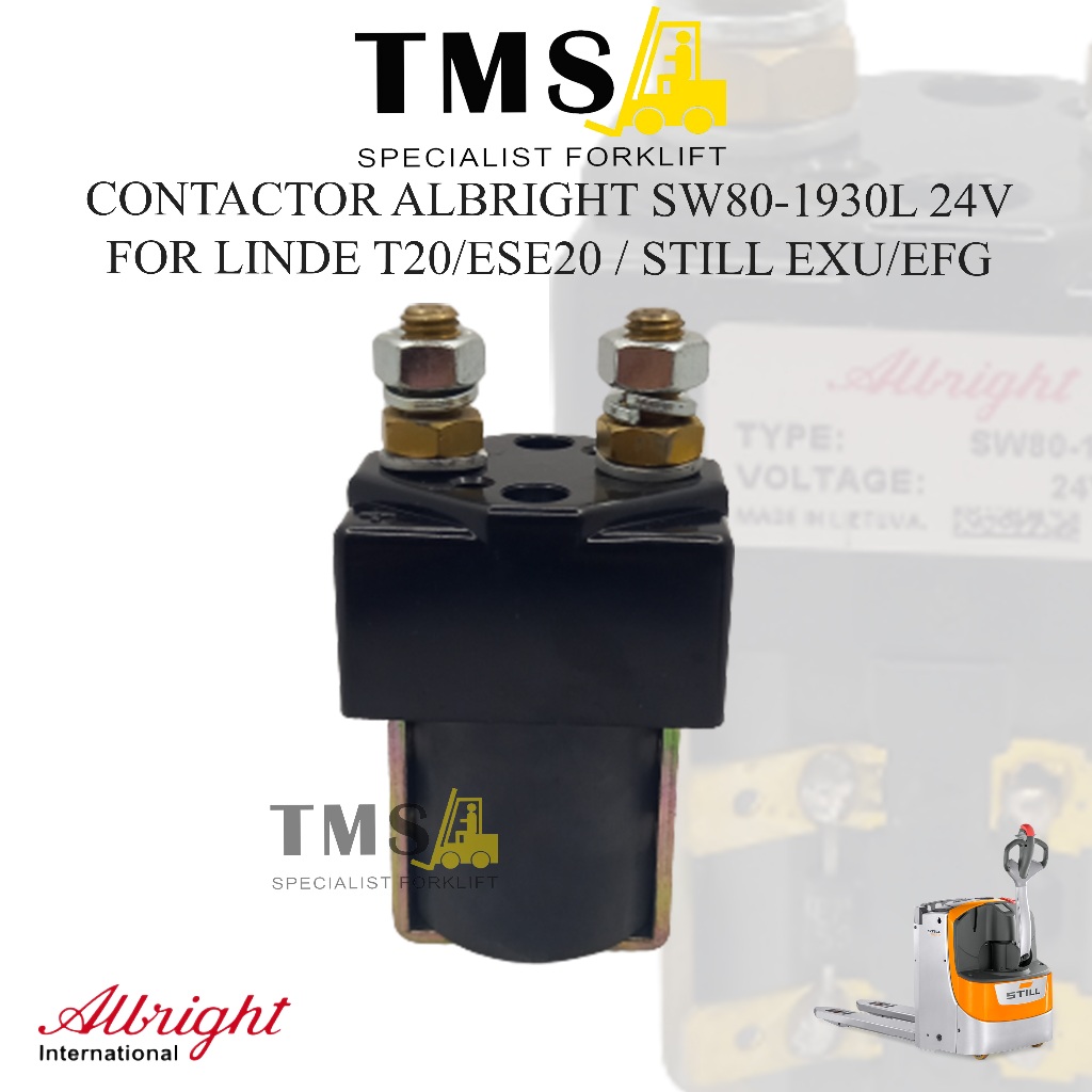 Albright Contactor SW 80-1930L / 24V For Forklift Linde T20/ESE 20 / Still EXU/EFG 24V - Gambar 2