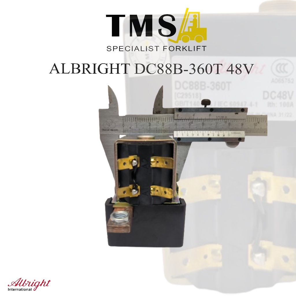 Contactor Albright DC88B-360T 48V 100A Forklift Electric Reachtruck - Gambar 3