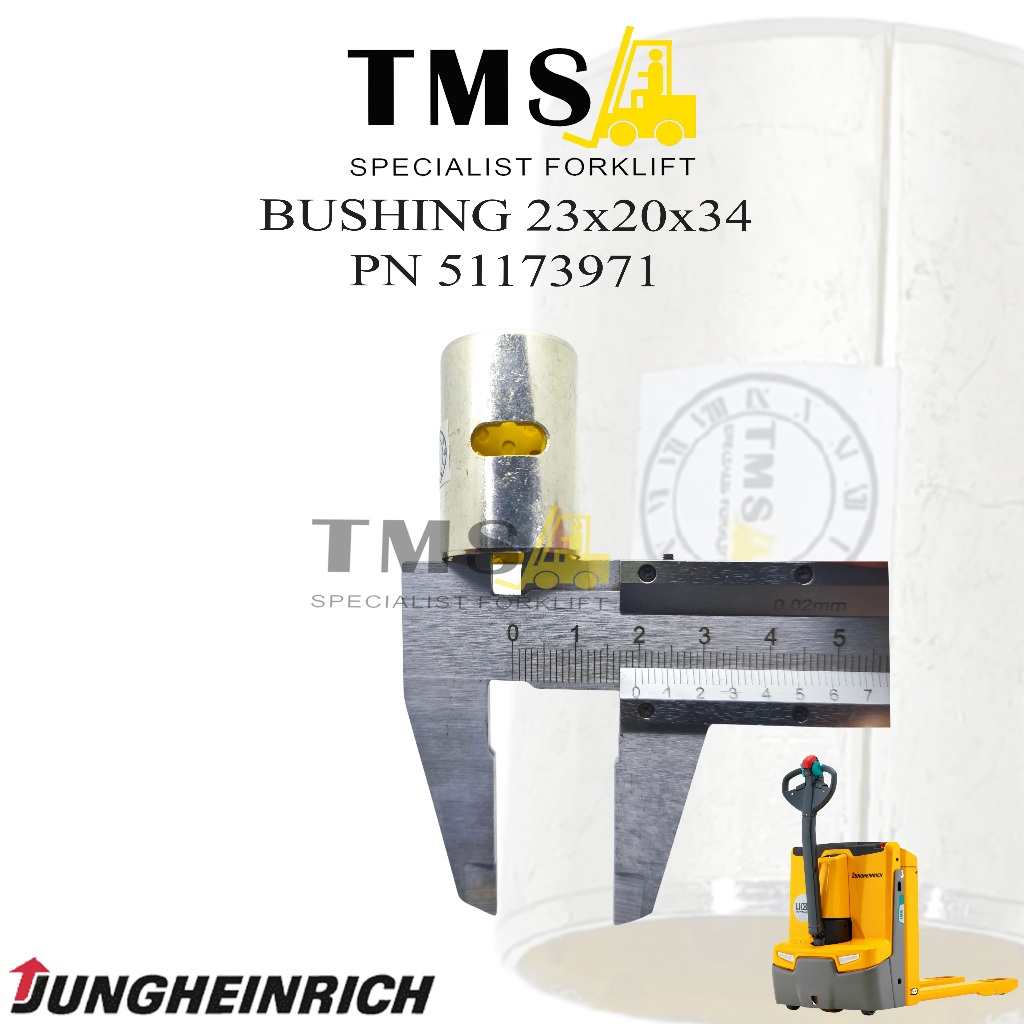 Bushing 23x20x34 Jungheinrich Forklift 51173971 Truck EJE Jung - Gambar 4